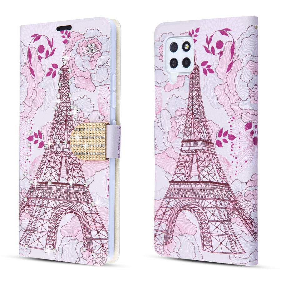 MyBat MyJacket Wallet Diamond Series for Samsung Galaxy A42 5G - Eiffel Tower - MSA425GPCMJD104-6.jpg