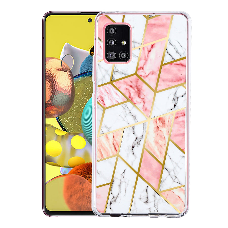 MyBat Fusion Protector Cover for Samsung Galaxy A51 5G - Electroplated Pink Marbling - MSA515GCSFSSM324-2.jpg