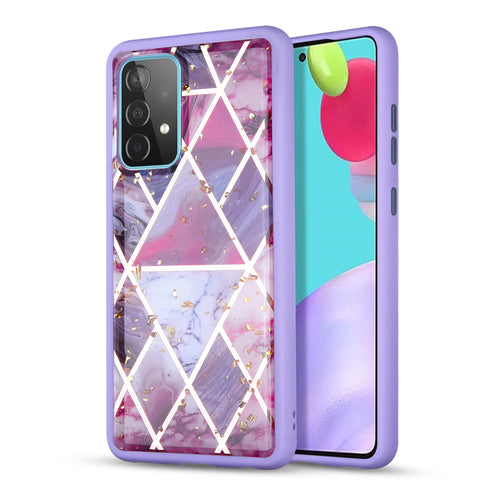 MyBat Hybrid Case for Samsung Galaxy A52 5G - Purple Marbling / Purple - MSA525GCSFSSM061-2.jpg