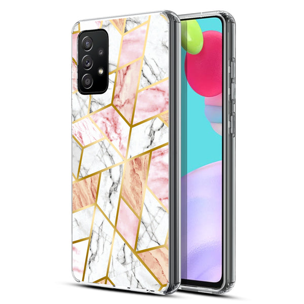MyBat Fusion Protector Cover for Samsung Galaxy A52 5G - Electroplated Pink Marbling - MSA525GCSFSSM324-2.jpg