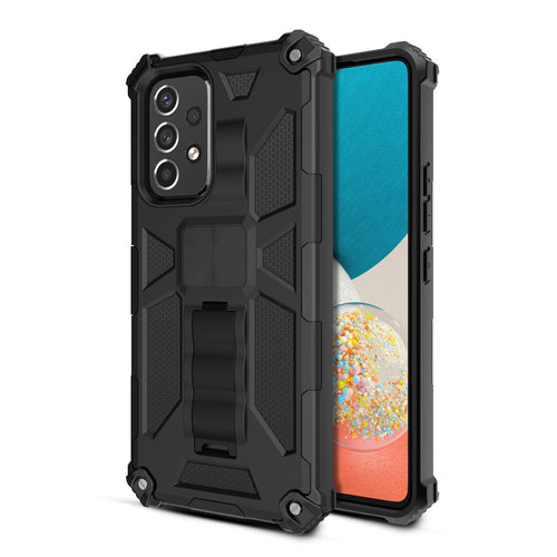 MyBat Sturdy Hybrid Protector Cover (with Stand) for Samsung Galaxy A53 5G - Black / Black - MSA535GCSFSSS001-2.jpg