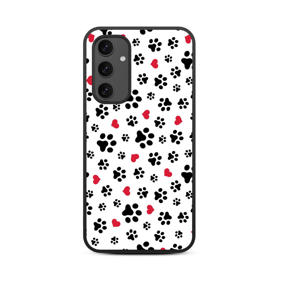 MyBat Design Lab Series Case for Samsung Galaxy A54 5G - Paw Prints and Hearts
