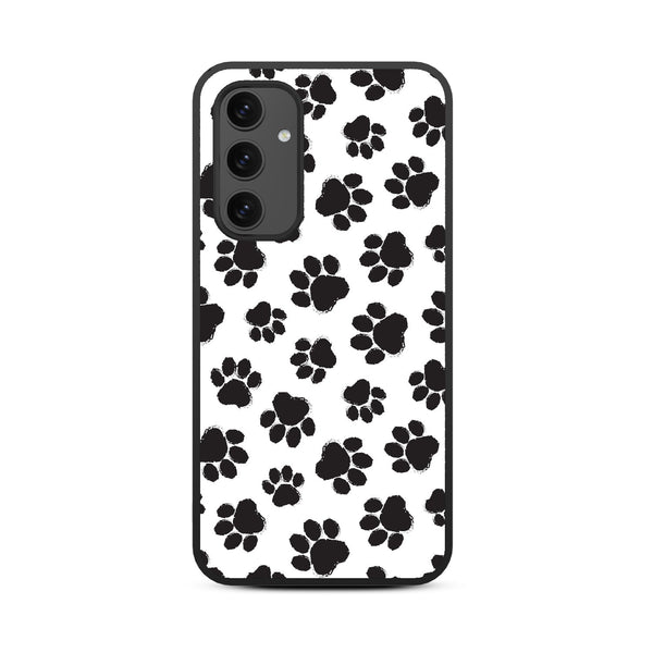 MyBat Design Lab Series Case for Samsung Galaxy A54 5G - Black Paw Prints
