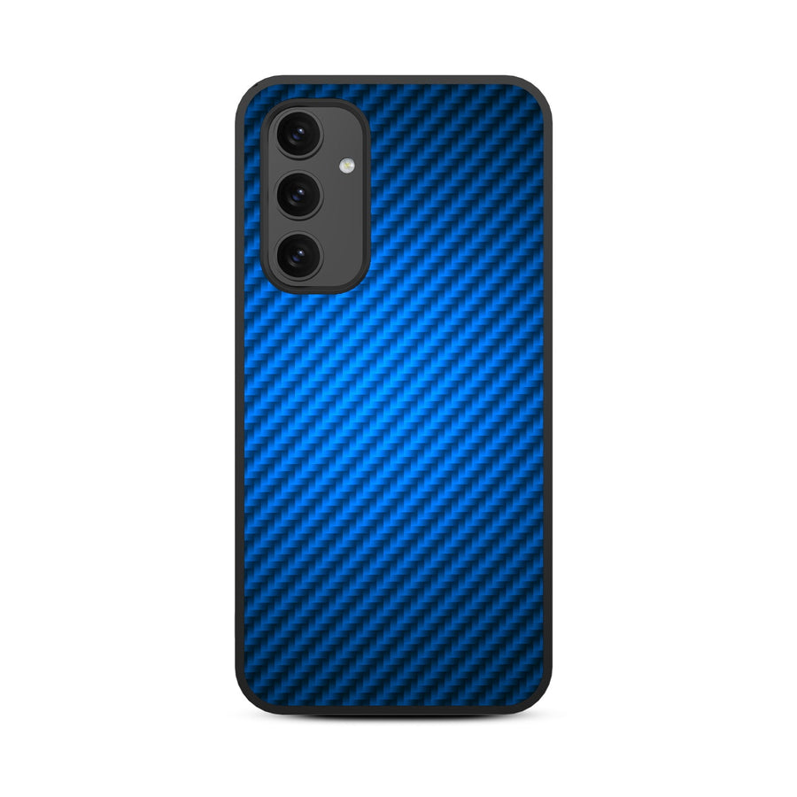 MyBat Design Lab Series Case for Samsung Galaxy A54 5G - Blue Carbon Fiber