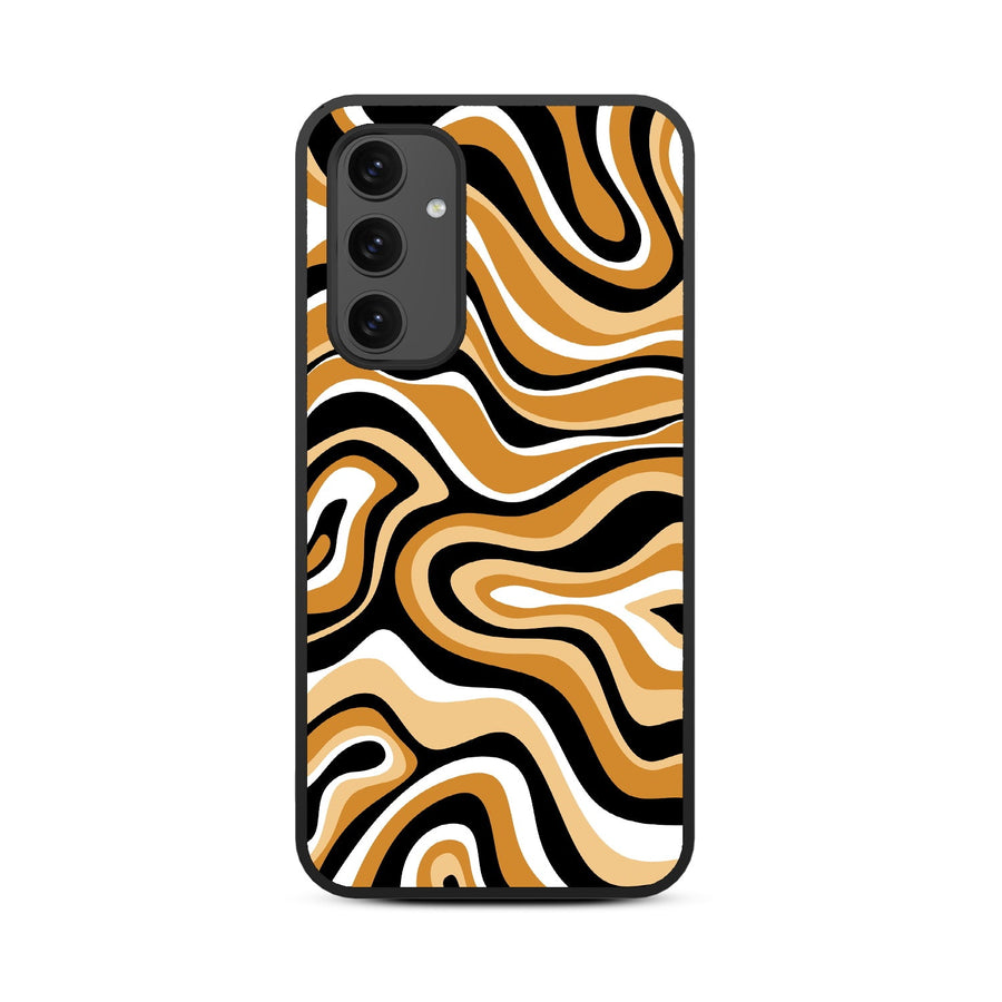 MyBat Design Lab Series Case for Samsung Galaxy A54 5G - Groovy Golden Swirls