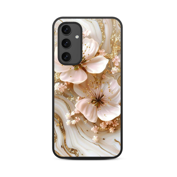 MyBat Design Lab Series Case for Samsung Galaxy A54 5G - Golden Petal Glow