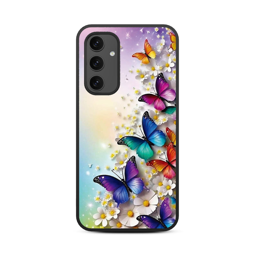 MyBat Design Lab Series Case for Samsung Galaxy A54 5G - Rainbow Butterflies