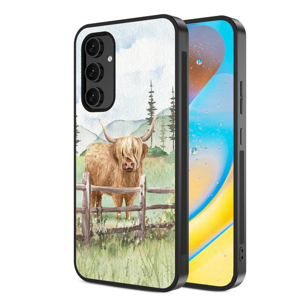 MyBat Design Lab Series Case for Samsung Galaxy A54 5G - Highland Cow - MSA545GCSLESM470-2.jpg