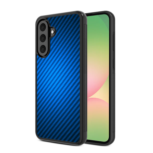 MyBat Design Lab Series Case for Samsung Galaxy A56 5G - Blue Carbon Fiber - MSA565GCSLESM084-2.jpg