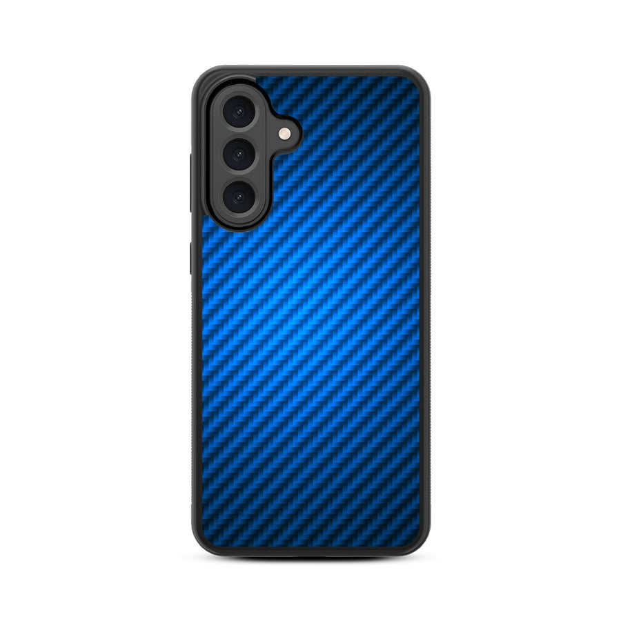 MyBat Design Lab Series Case for Samsung Galaxy A56 5G - Blue Carbon Fiber