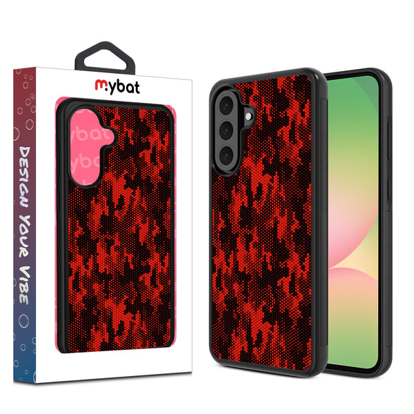 MyBat Design Lab Series Case for Samsung Galaxy A56 5G - Red Digital Camouflage - MSA565GCSLESM086-1.jpg