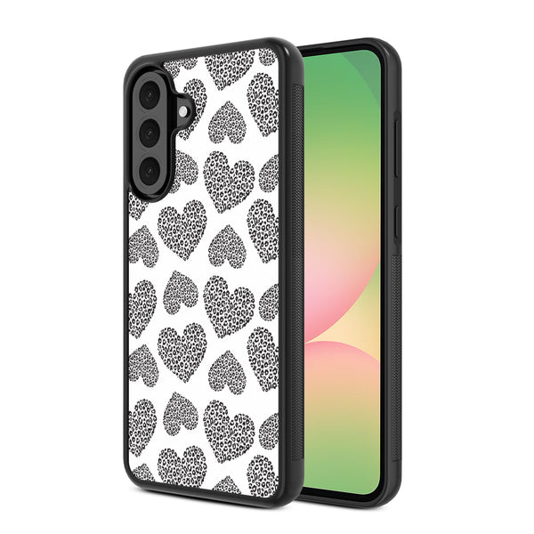 MyBat Design Lab Series Case for Samsung Galaxy A56 5G - Leopard Print Hearts - MSA565GCSLESM098-2.jpg