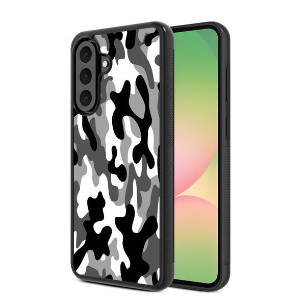 MyBat Design Lab Series Case for Samsung Galaxy A56 5G - Black & White Camouflage - MSA565GCSLESM122-2.jpg
