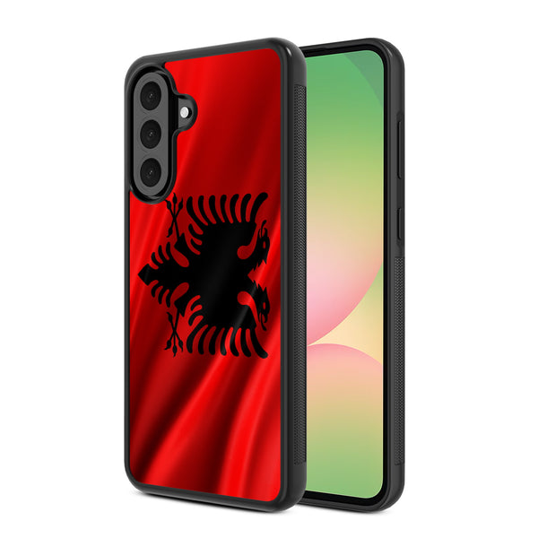 MyBat Design Lab Series Case for Samsung Galaxy A56 5G - Albania Flag - MSA565GCSLESM140-2.jpg