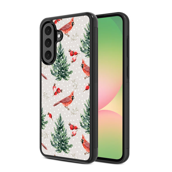 MyBat Design Lab Series Case for Samsung Galaxy A56 5G - Winter Cardinals - MSA565GCSLESM298-2.jpg