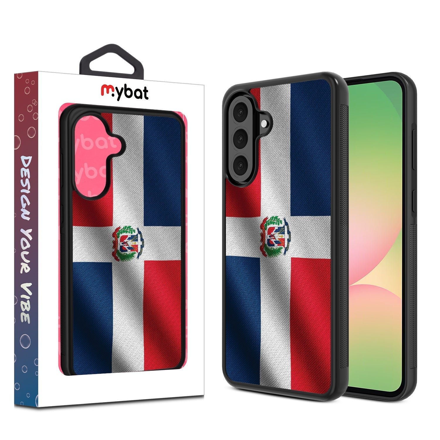 MyBat Design Lab Series Case for Samsung Galaxy A56 5G - Dominican Republic Flag