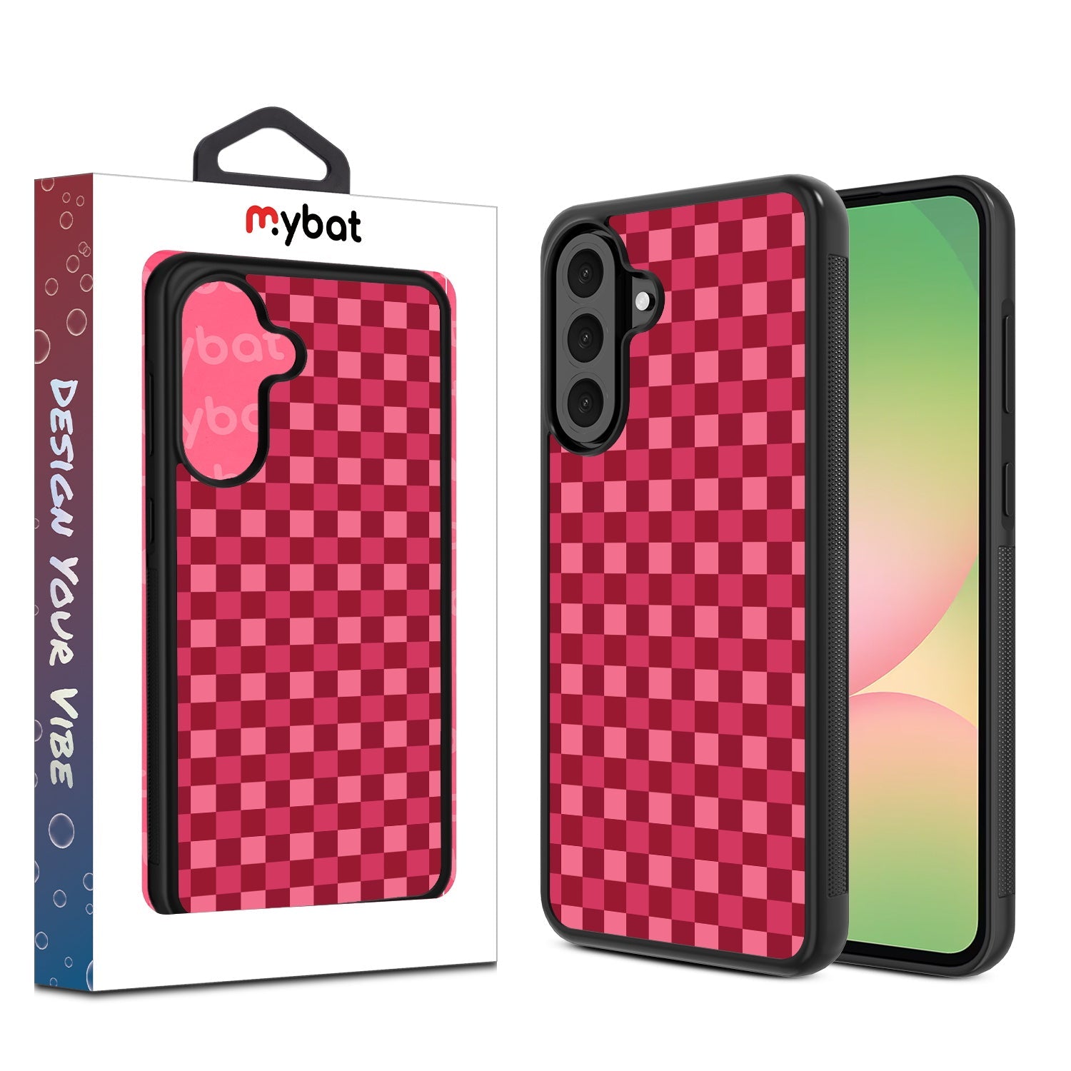 MyBat Design Lab Series Case for Samsung Galaxy A56 5G - Raspberry Check