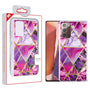 MyBat Fusion Protector Cover for Samsung Galaxy Note 20 - Electroplated Purple Marbling - MSGN20CSFSSM323-1.jpg