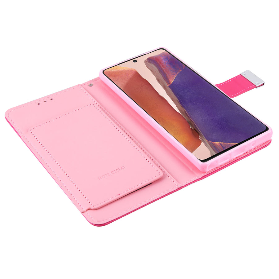 MyBat MyJacket Wallet Xtra Series for Samsung Galaxy Note 20 - Hot Pink / Pink - MSGN20PCMJG033-5.jpg