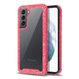 MyBat Splash Hybrid Case for Samsung Galaxy S21 Fan Edition - Highly Transparent Clear / Red - MSS21FECSFSSS263-2.jpg