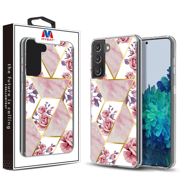 MyBat Fusion Protector Cover for Samsung Galaxy S21 Plus - Electroplated Roses Marbling - MSS21PCSFSSM321-1.jpg