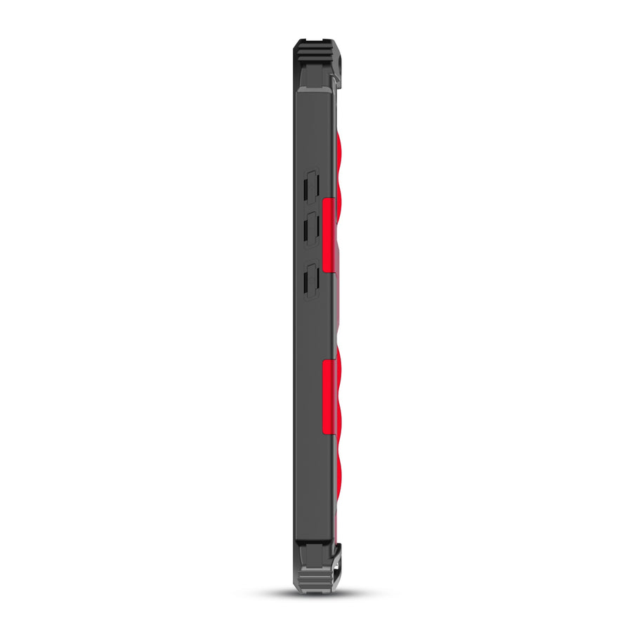 MyBat Sturdy Hybrid Protector Cover (with Stand) for Samsung Galaxy S22 Plus - Red / Black - MSS22PCSFSSS003-4.jpg
