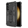 MyBat Sturdy Hybrid Protector Cover (with Stand) for Samsung Galaxy S23 Plus - Black / Black - MSS23PCSFSSS001-2.jpg