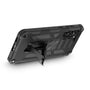 MyBat Sturdy Hybrid Protector Cover (with Stand) for Samsung Galaxy S23 Plus - Black / Black - MSS23PCSFSSS001-7.jpg