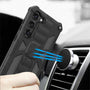 MyBat Sturdy Hybrid Protector Cover (with Stand) for Samsung Galaxy S23 Plus - Black / Black - MSS23PCSFSSS001-9.jpg