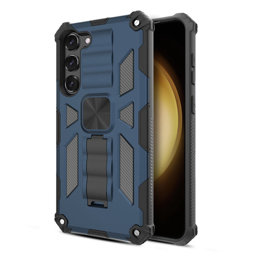 MyBat Sturdy Hybrid Protector Cover (with Stand) for Samsung Galaxy S23 Plus - Ink Blue / Black - MSS23PCSFSSS002-2.jpg