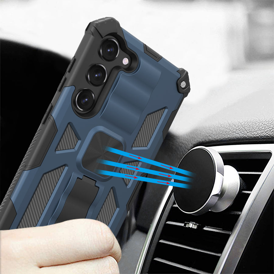 MyBat Sturdy Hybrid Protector Cover (with Stand) for Samsung Galaxy S23 Plus - Ink Blue / Black - MSS23PCSFSSS002-9.jpg