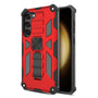 MyBat Sturdy Hybrid Protector Cover (with Stand) for Samsung Galaxy S23 Plus - Red / Black - MSS23PCSFSSS003-2.jpg