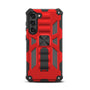 MyBat Sturdy Hybrid Protector Cover (with Stand) for Samsung Galaxy S23 Plus - Red / Black - MSS23PCSFSSS003-3.jpg