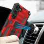 MyBat Sturdy Hybrid Protector Cover (with Stand) for Samsung Galaxy S23 Plus - Red / Black - MSS23PCSFSSS003-9.jpg