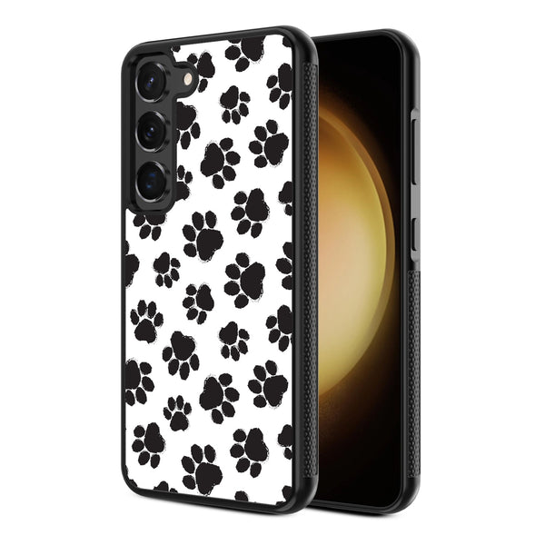 MyBat Design Lab Series Case for Samsung Galaxy S24 - Black Paw Prints - MSS24CSLESM002-2.jpg