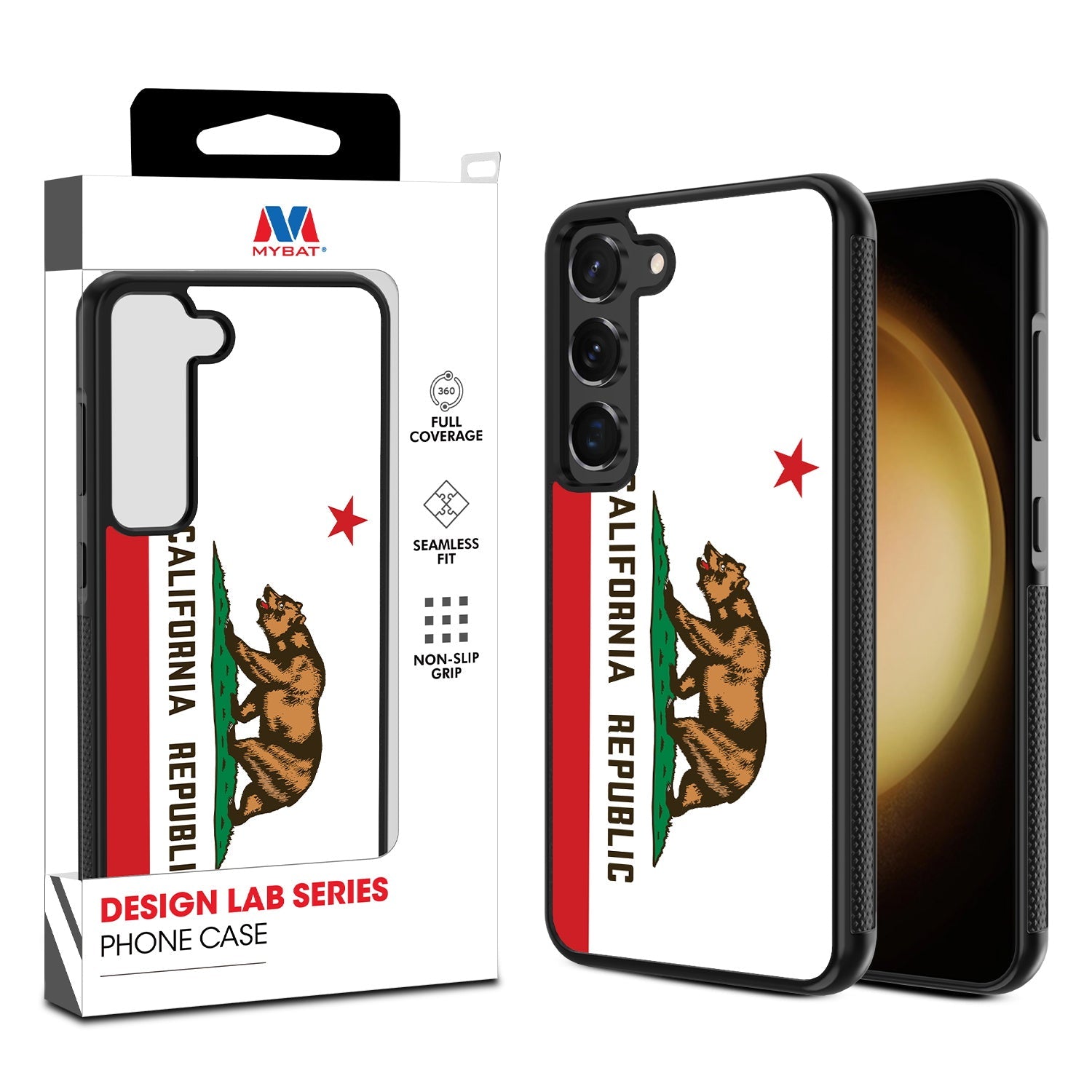 MyBat Design Lab Series Case for Samsung Galaxy S24 - California State Flag