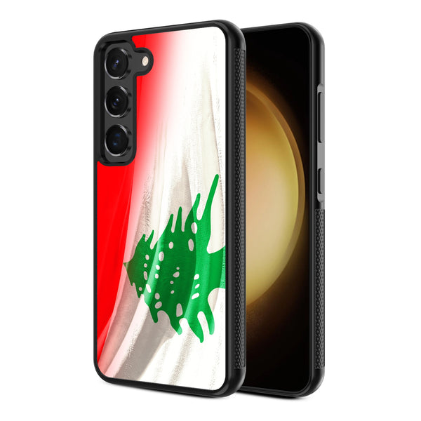 MyBat Design Lab Series Case for Samsung Galaxy S24 - Lebanese Flag - MSS24CSLESM033-2.jpg