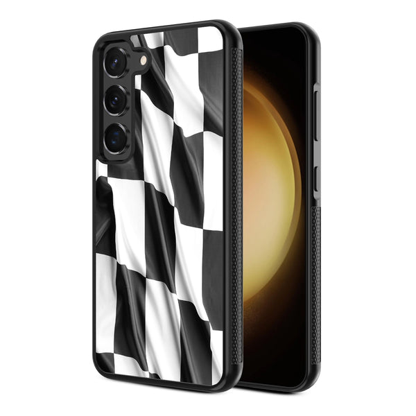 MyBat Design Lab Series Case for Samsung Galaxy S24 - Racing Flag - MSS24CSLESM040-2.jpg