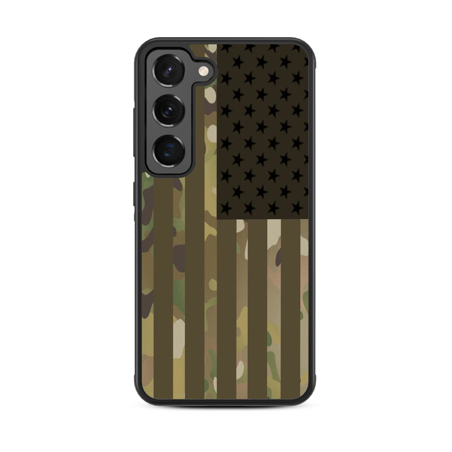 MyBat Design Lab Series Case for Samsung Galaxy S24 - Military Camouflage American Flag