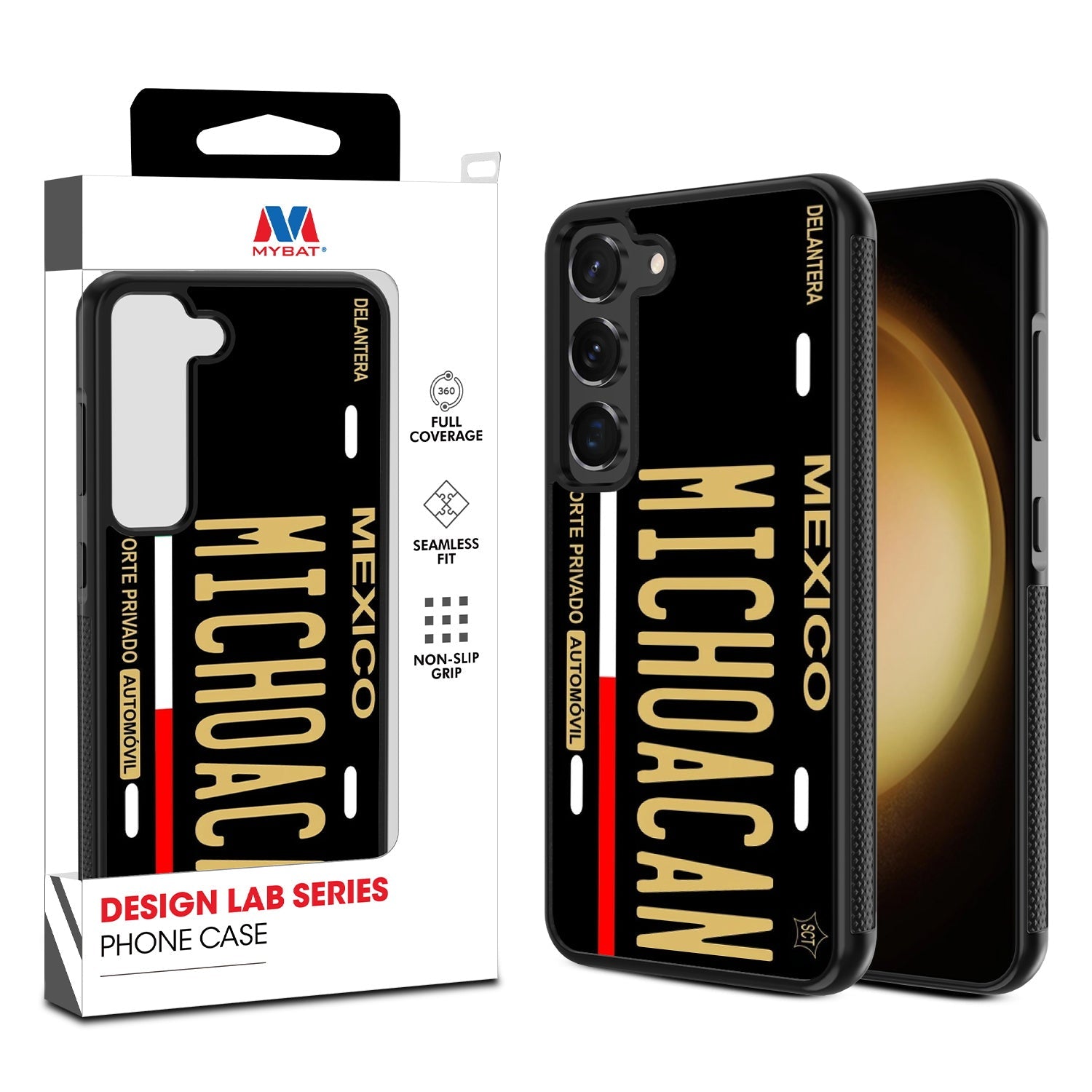 MyBat Design Lab Series Case for Samsung Galaxy S24 - Michoacan Black