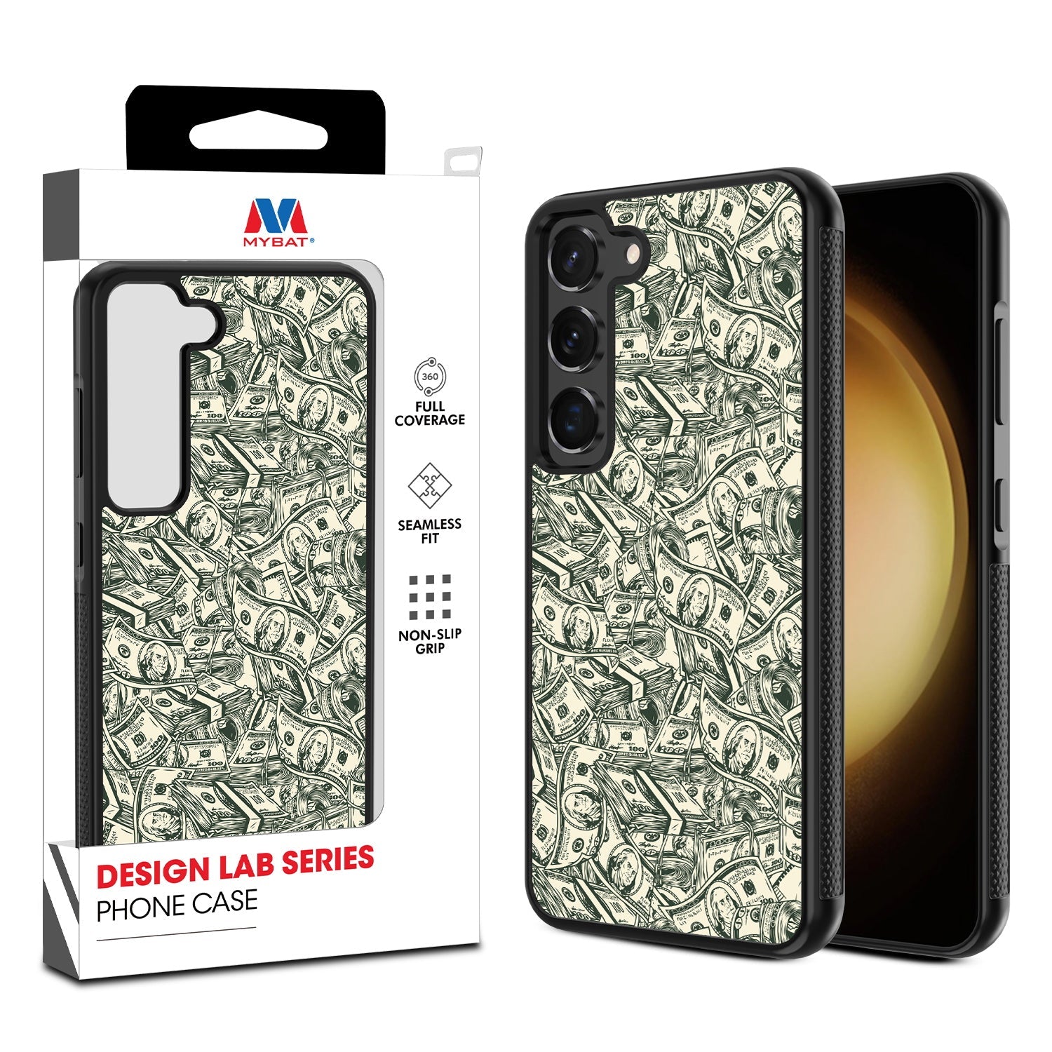 MyBat Design Lab Series Case for Samsung Galaxy S24 - Money Stack