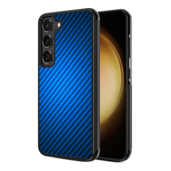 MyBat Design Lab Series Case for Samsung Galaxy S24 - Blue Carbon Fiber - MSS24CSLESM084-2.jpg