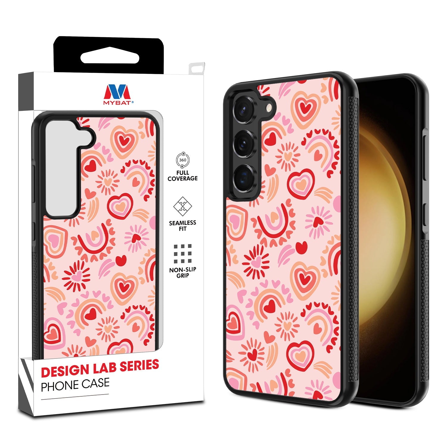 MyBat Design Lab Series Case for Samsung Galaxy S24 - Beaming Love