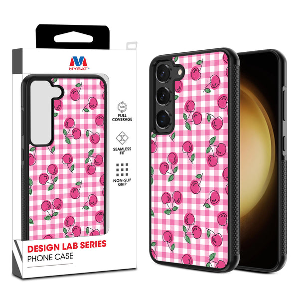 MyBat Design Lab Series Case for Samsung Galaxy S24 - Pink Cherries - MSS24CSLESM100-1.jpg