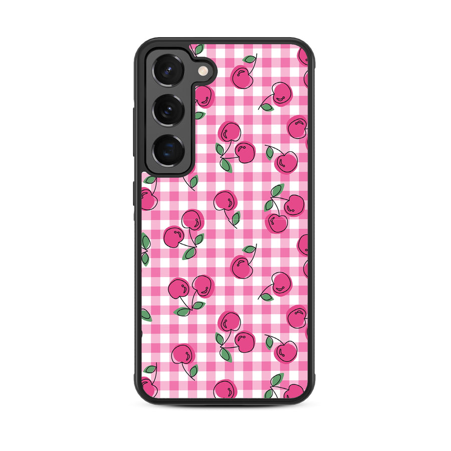 MyBat Design Lab Series Case for Samsung Galaxy S24 - Pink Cherries - MSS24CSLESM100-3.jpg