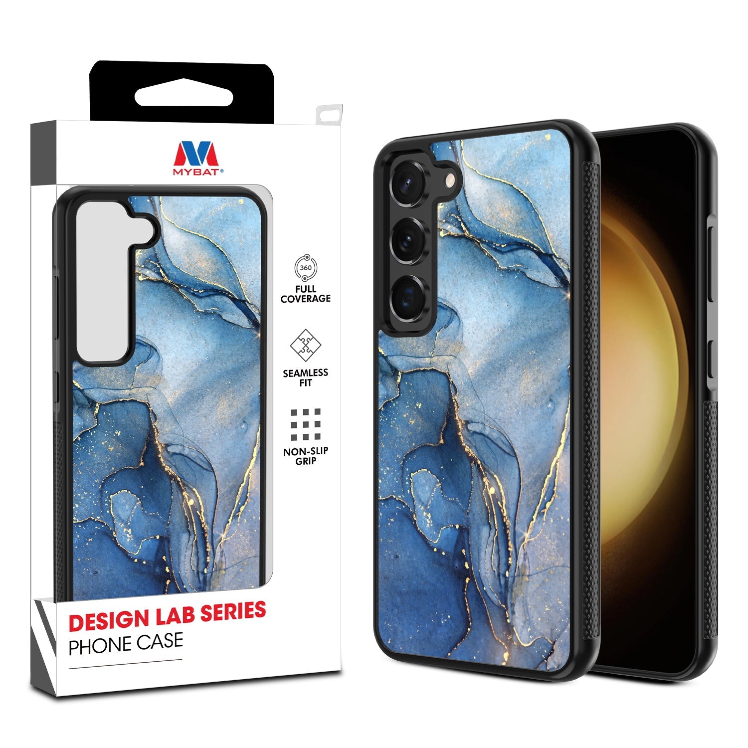 MyBat Design Lab Series Case for Samsung Galaxy S24 - Blue Marble