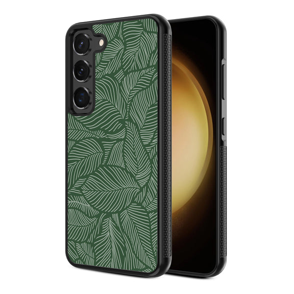MyBat Design Lab Series Case for Samsung Galaxy S24 - Leaves - MSS24CSLESM125-2.jpg