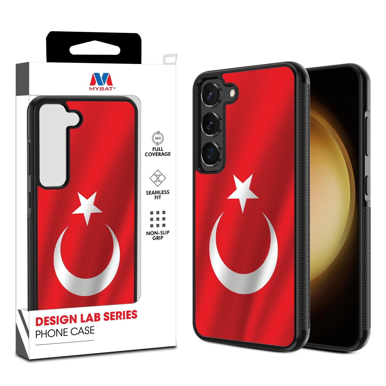 MyBat Design Lab Series Case for Samsung Galaxy S24 - Turkey Flag