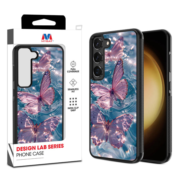 MyBat Design Lab Series Case for Samsung Galaxy S24 - Floating Butterflies - MSS24CSLESM180-1.jpg
