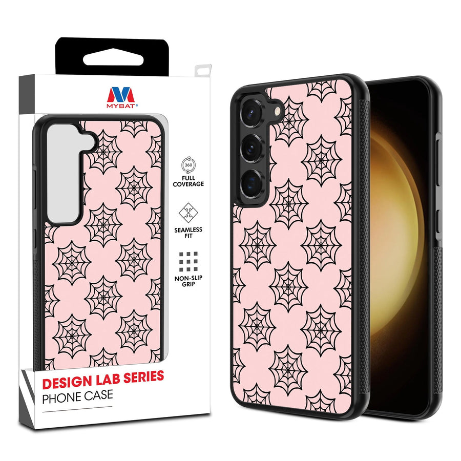 MyBat Design Lab Series Case for Samsung Galaxy S24 - Pink Spider Web